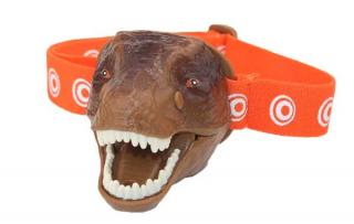 Brainstorm Toys - LED svítilna na hlavu TREX se zvukem