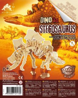 BUKI Dino3D dřevěná skládačka Stegosaurus