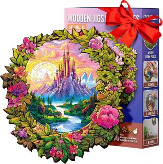 EscWelt Dřevěné puzzle Magický les 200 dílků