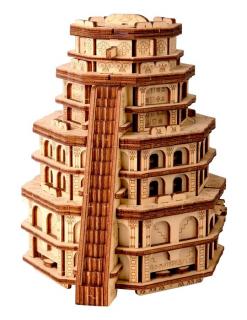 EscWelt Dřevěný hlavolam Quest Tower