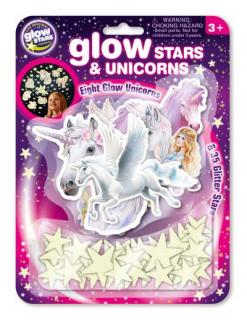 GlowStars Glow Hvězdy a jednorožci
