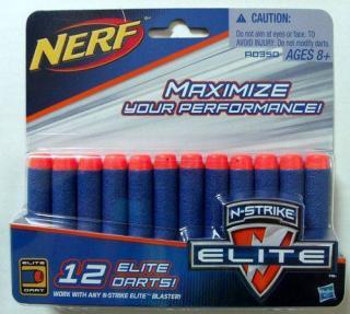 Hasbro NERF - N-STRIKE ELITE - náhradní šipky 12ks