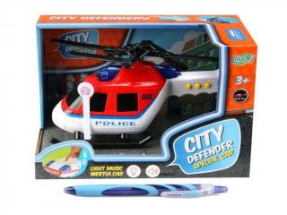 Helikoptéra Police City Defender, zvuky a světlo