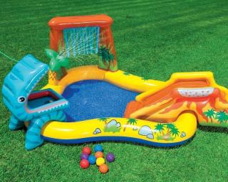 INTEX Bazén Dinosaur play center 249x191x109cm 57444