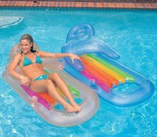 INTEX Lehací křeslo s otvorem pro nohy 58802