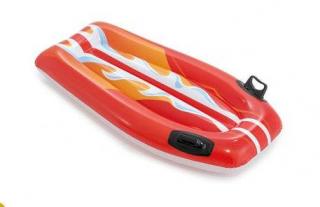 INTEX Matrace s úchyty 58165 ČERVENÁ