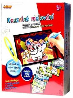Kouzelné malování - ŠTĚTCEM PLNĚNÝM  VODOU