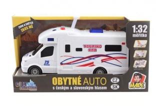 MaDe Obytné auto karavan - svítí a mluví česky a slovensky