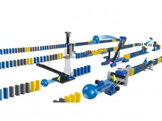 MaDe Stavebnice DOMINO GAME s akčními prvky