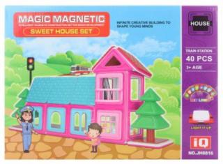 Magnetická stavebnice Magic Magnetic 40ks SWEETHOUSE