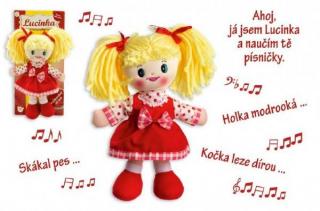 Panenka Lucinka 30cm - zpívá česky