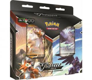 Pokémon TCG: V Battle Deck Bundle Lycanroc V vs Corviknight V