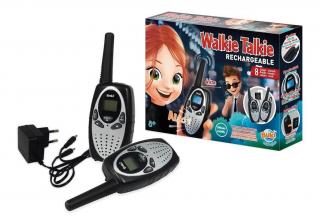 [poškozený obal] BUKI Vysílačky Walkie Talkie 4km - dobíjecí baterie