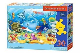 Puzzle 30 dílků - Delfín a jeho kamarádi 3501