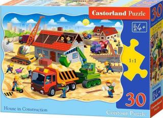 Puzzle 30 dílků - Stavba domu 3686