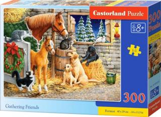 Puzzle 300 dílků - Setkání přátel ve stáji 30255