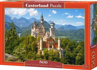 Puzzle 500 dílků - Výhled na Neuschwanstein, Německ 53544