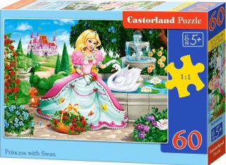 Puzzle 60 dílků - Princezna a labuť 66056