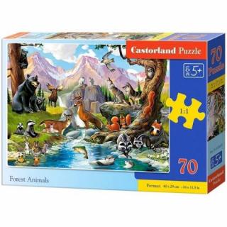 Puzzle 70 dílků MIDI - Lesní zvířátka 70091
