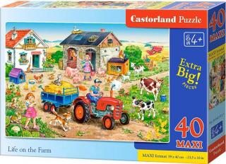 Puzzle MAXI 40 dílků - Život na farmě 40193