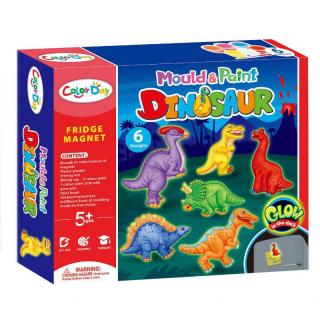 Sádrové odlitky - Dinosauři SVÍTÍCÍ