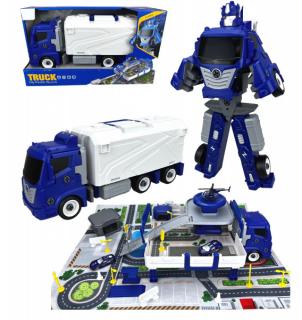 Šroubovací auto-robot-sada Security - modré KL909-12