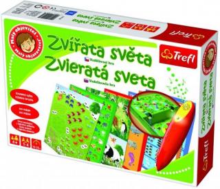 Trefl Malý objevitel Zvířata světa + kouzelná tužka