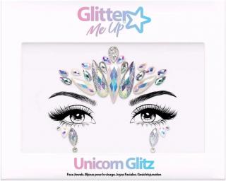 Třpytivé nalepovací kamínky na obličej - Unicorn Glitz