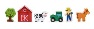 VIGA Dřevěné doplňky a figurky - farma