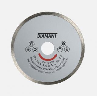 Diamantový kotouč PLNÝ /115 mm