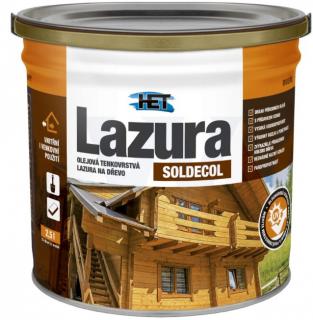 Lazura Het Soldecol olejová tenkovrstvá SL 14 šedá /2,5 l