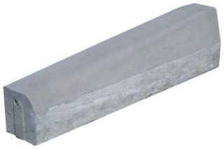 Obrubník PRESB silniční přechodový pravý ABO 2-15 PP /1000x150x150-250 mm/ přírodní/ 6+6 ks