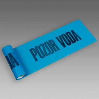 Páska výstražná modrá Voda /22 cm x 20 m/