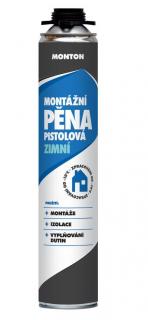 Pěna PU Soudal Monton zimní pistolová /750 ml