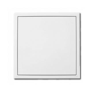 Revizní dvířka kov /150x150 mm/ bílá s tlačným zámkem