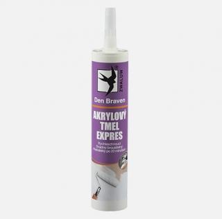 Tmel akrylát Den Braven EXPRES bílý /310 ml