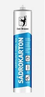 Tmel akrylát Den Braven na sádrokartón bílý /280 ml