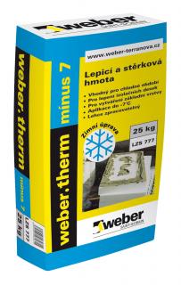Tmel KZS Weber LZS 777 (-7 °C) lep. a stěrk. /25 kg