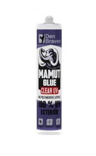 Tmel lepící Den Braven Mamut glue Clear UV /290 ml