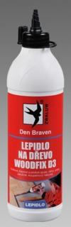 Tmel lepící Den Braven Woodfix D3 na dřevo /500 g