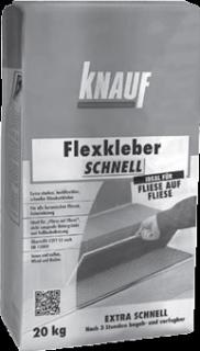 Tmel lepící flex Knauf Flexkleber Schnell  (C2FT S1)  /20 kg