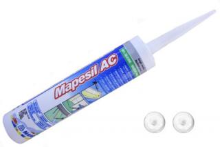 Tmel silikon MAPEI Mapesil AC, 100 bílá /310 ml