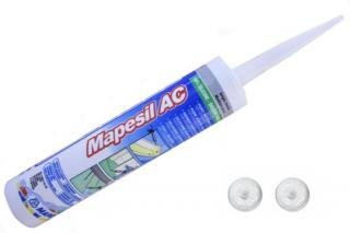 Tmel silikon MAPEI Mapesil AC, 111 stříbrošedá /310 ml