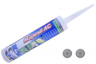 Tmel silikon MAPEI Mapesil AC, 112 šedá - střední /310 ml