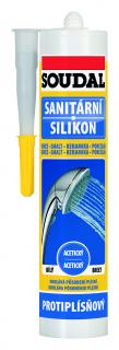 Tmel silikon Soudal sanitární bílý /280 ml /