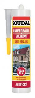 Tmel silikon Soudal univerzální bílý /280 ml