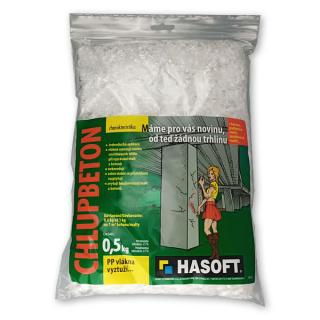 Vlákna do betonu Hasoft Chlupbeton 6 mm 25 µm /0,5 kg