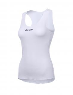 Dámské funkční triko bez rukávů SANTINI Lieve White Varianta: M/L