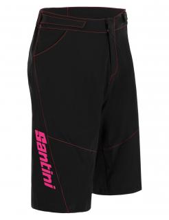 Dámské kraťasy SANTINI Selva Black-pink Varianta: L