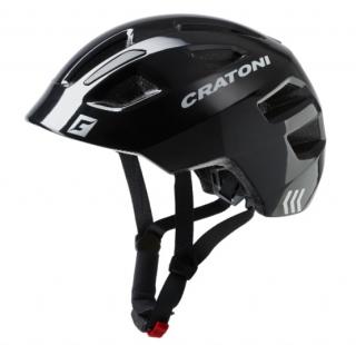 Dětská helma CRATONI Maxster Black Glossy Varianta: XS/S (46-51cm)